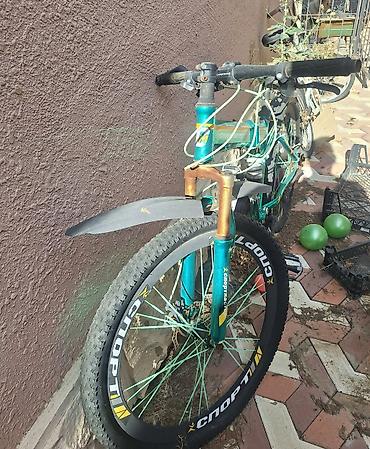 velosiped motor: Dağ velosipedi – yaşıl/turkuaz rəng, 26" təkərlər Xüsusiyyətlər: - — 2