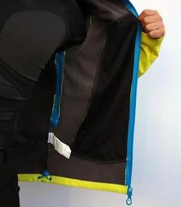 Jakne za prelazni period: Muška outdoor softshell jakna – žuta sa plavim rajsferšlusima - — 16