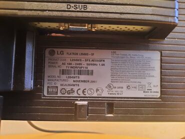 Monitori: LCD LG monitor za desktop racunar, kompjuter.
Ispravan.
Bez kablova — 12