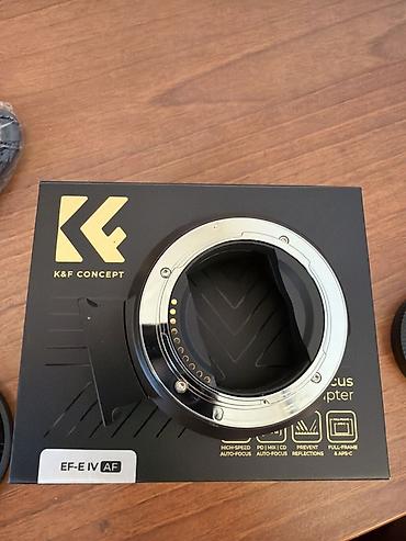 6 d: Переходник K&F Concept EF-E IV AF — автофокусный адаптер крепления — 6