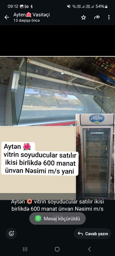 Qonaq otağı dəstləri: Aytən 🌺 vitrin soyuducular satılır ikisi birlikdə 600 manat ünvan