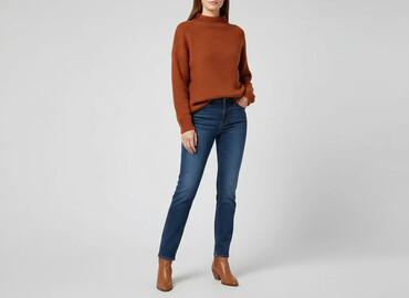 akrylowe ubrania: Women`s sweater, size M
