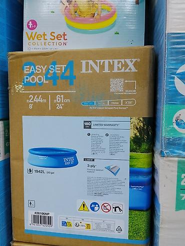 Надувной каркасный бассейн Intex Easy Set 2.44 м - Серия: Intex Easy