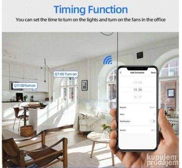Elektro materijal: Smart Home WiFi Prekidač 10A 2200W (Smart Home TH10A) 🔌 — 2