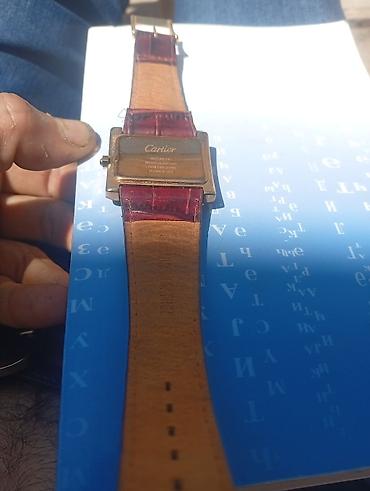 barter saat: İşlənmiş, Qol saatı, Cartier, rəng - Qızılı — 4