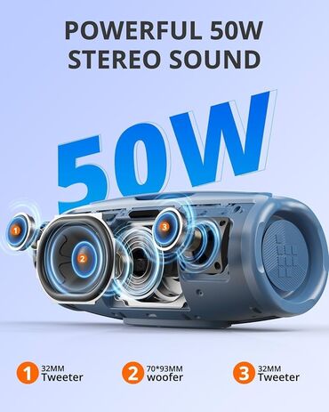 usilitel kalonka: Yeni Air Music Kolonka, Növ - Bluetooth, rəng - Boz