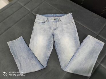 armani muska odela: Muske farmerice 32-30 SLIM Duzina 100 Poluobim struka 43 Poluobim