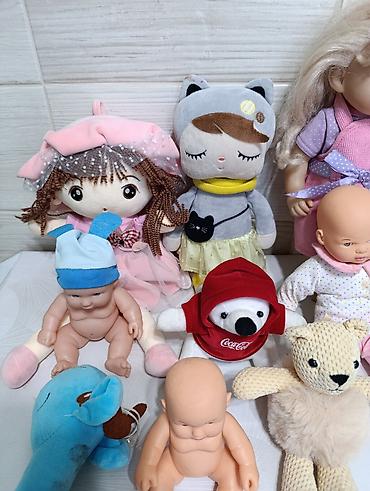 куклы игрушки: Набор игрушек и кукол — коллекция из 12 предметов. Состав: - — 4