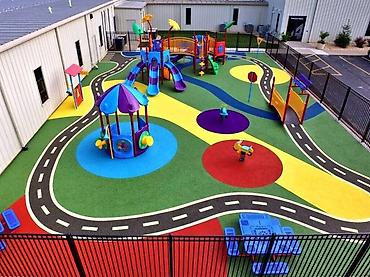 children place: Детская игровая площадка с безопасным покрытием ✅ - Покрытие — 1