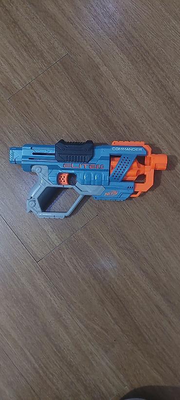 ev masin: Nerf Elite 2.0 Commander - Rəng: mavi-boz və narıncı - Baraban: 6 — 1