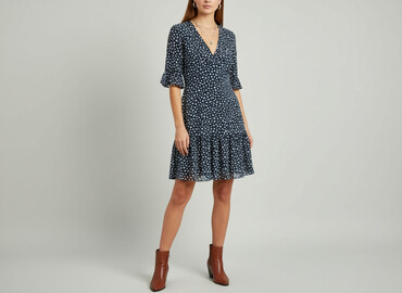sukienki chabrowe dla puszystych: Women`s dress, size M