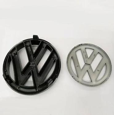 Auto delovi, gume i tjuning: Golf 6 prednji + zadnji znak - crni. Komplet prednji i zadnji znak — 9