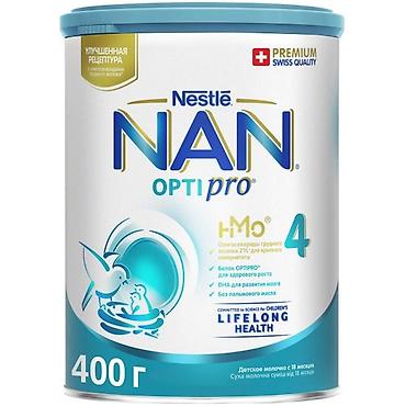 молочная смесь: Детское молочко Nestlé NAN OPTIPRO 4, 400 г. - Формула с 2’-FL HMO — 1