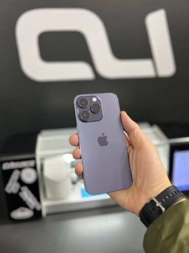 чехлы на айфон 13 про макс: IPhone 14 Pro, Б/у, 128 ГБ, Deep Purple, Зарядное устройство, Защитное стекло, Чехол, 89 %