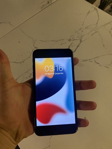 iphone 8 plus işlənmiş: IPhone 7 Plus, 128 GB, Qara, Barmaq izi