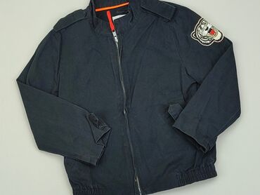 kurtka z imitacji skóry: Transitional jacket, 7 years, 116-122 cm, condition - Good