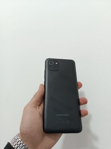 samsung e600: Samsung Galaxy A03s, 32 GB, rəng - Qara, Düyməli