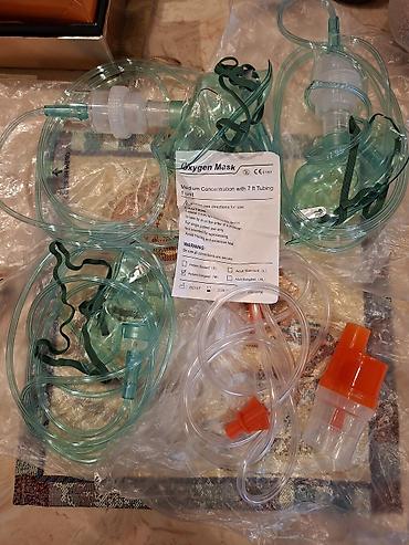 Маски медицинские: Oksigen maskası dəsti - Tip: Medium Concentration Oxygen Mask - Boru — 1