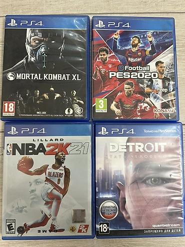 Игры для PlayStation 4 (диски, в боксовых коробках): - Mortal Kombat
