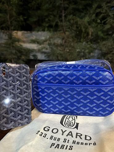 Goyard набор аксессуаров: - Косметичка/несессер в фирменном принте at lalafo.kg Goyard набор аксессуаров: - Косметичка/несессер в фирменном принте