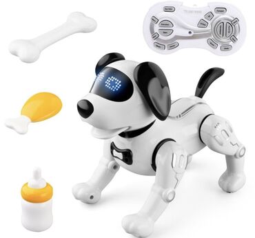 робот собака: Радиоуправляемый робот-собака, Интеллектуальная игрушка Kooqi Bow-Wow