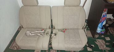 чехлы на стул: Третий ряд сидений, Ткань, текстиль, Toyota 2004 г., Б/у