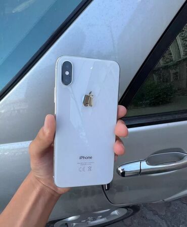 компактный телефон: IPhone Xs, Б/у, 256 ГБ, Защитное стекло, Чехол