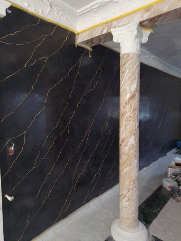 Malyar işləri: 1. Sökülmə işləri 2. Hər növ kobud işlərin görülməsi (beton işləri — 13