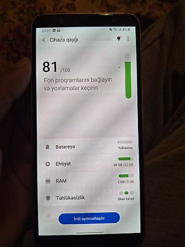 oculus plus qiymeti: Samsung Galaxy J8, 32 GB, rəng - Qara, Barmaq izi — 2