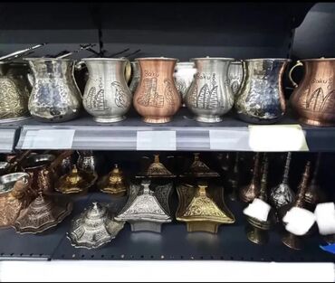 Qəhvə dəstləri və servizlər: Qəhvə dəsti, rəng - Gümüşü, Metal — 1