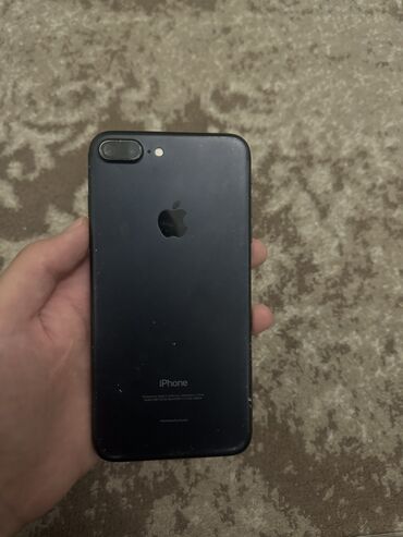 iphone 7 icloud: IPhone 7 Plus, Колдонулган, 256 ГБ, Кара, Коргоочу айнек, Каптама, 77 %