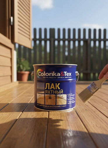 реставрация дерево: Яхтный лак Colorika & Tex предназначен для наружных и внутренних