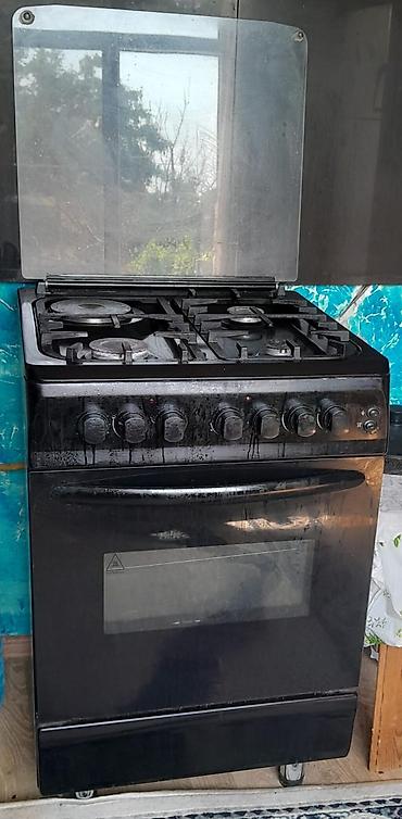 qaz paneli: Qaz plitəsi Ayrıca dayanan, 4 gözlü, İşlənmiş — 1