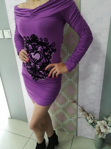 Haljine: S (EU 36), bоја - Ljubičasta, Dugih rukava na lalafo.rs — 6 Haljine: S (EU 36), bоја - Ljubičasta, Dugih rukava — 6