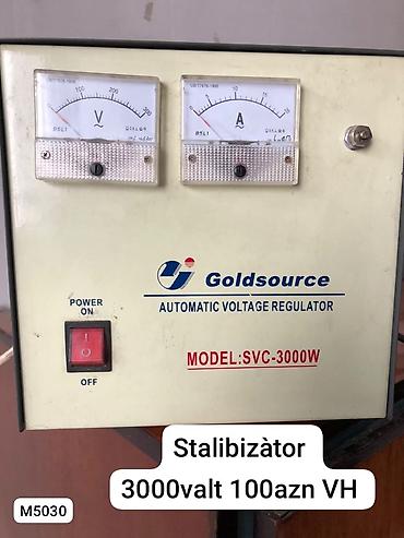 ucuz yolka: Goldsource Automatic Voltage Regulator – Model: SVC-3000W - Gərginlik — 1