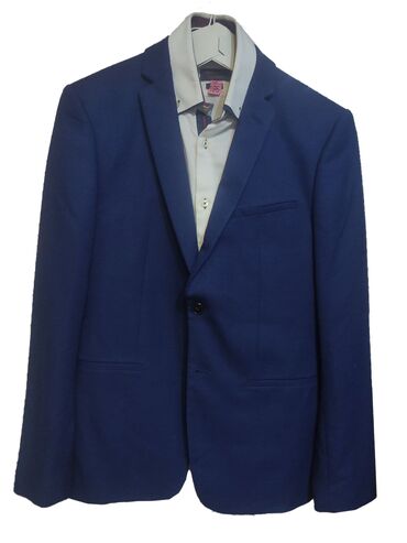 пиджак zara: Костюм M (EU 38), 3XL (EU 46), цвет - Синий