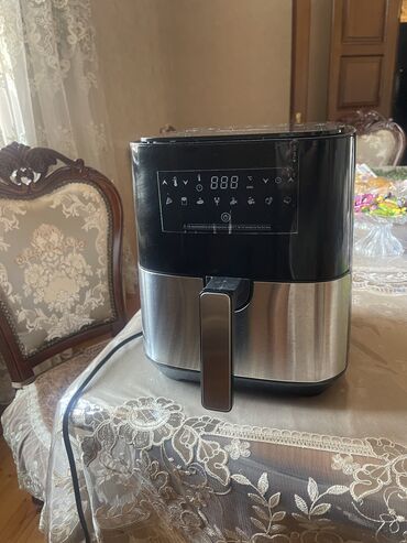 airfryer qiymeti: Фритюрница Sonifer, Без масла л, Новый, Самовывоз