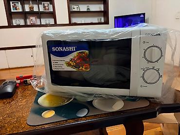 mikrovalnovka satilir: Mikrodalğalı soba Sonashi, Ayrıca dayanan, Mikrodalğalar ilə, rəng - Ağ, Yeni — 2