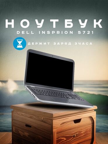 компьютер для игр: Ноутбук, Dell, 12 ГБ ОЗУ, Intel Core i5, 17 ", Б/у, Для несложных задач, память HDD + SSD