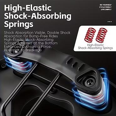 Велозапчасти: WEST BIKING Широкое велосипедное сиденье (седло) для мужчин и женщин — 9