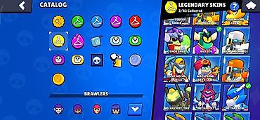 oyun kart: Brawl Stars hesabı – yüksək göstəricilər və zəngin kolleksiya - Kupa — 6