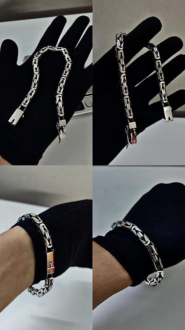 Браслеты: Браслет, Проба 585, Мужские, Новый, Ручная работа — 12