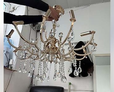 İşıqlandırma: Çılçıraq, 8 lampa, Metal — 5