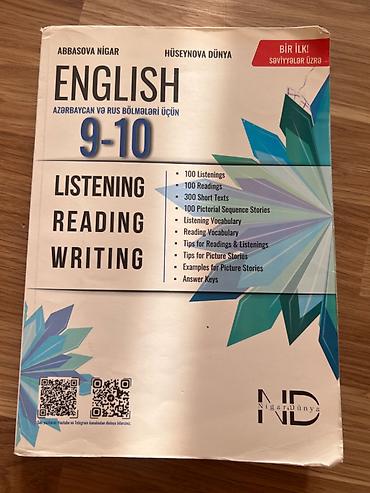 Məhsul: “ENGLISH 9–10 – Listening, Reading, Writing” hazırlıq vəsaiti