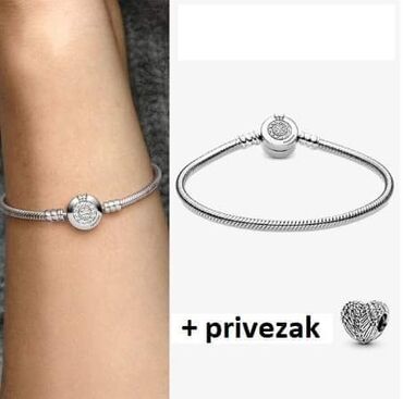 Narukvice: Pandora narukvica u originalnom pakovanju + gratis 1 privezak — 8