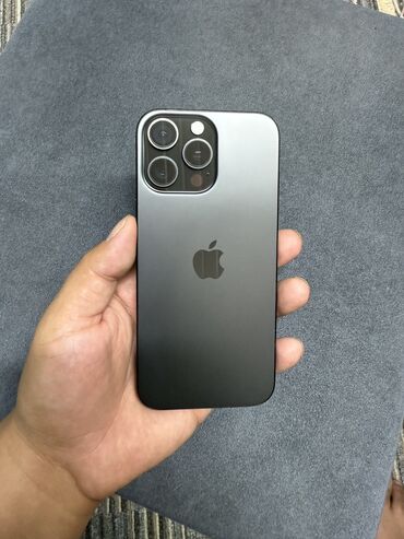 угольный котел цена: IPhone 16 Pro Max, Колдонулган, 256 ГБ, Кара, 100 %