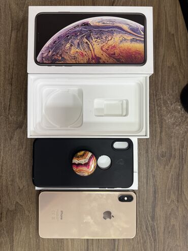 айфон xs gold: IPhone Xs Max, Б/у, 256 ГБ, Золотой, Защитное стекло, Чехол, Коробка