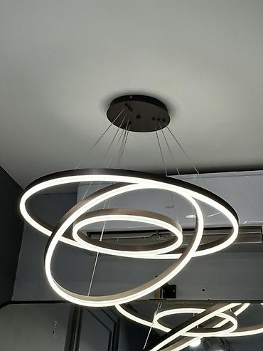 İşıqlandırma: Led Çılçıraq, 3 lampa, Metal — 1