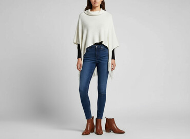t shirty oui merci: Pepco, Women`s poncho, size One size at lalafo.pl t shirty oui merci: Pepco, Women`s poncho, size One size