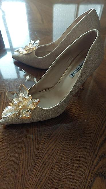 Tuflilər: Qızılı parıltılı qadın tuflisi — stiletto - Rəng: şampan/qızılı — 2